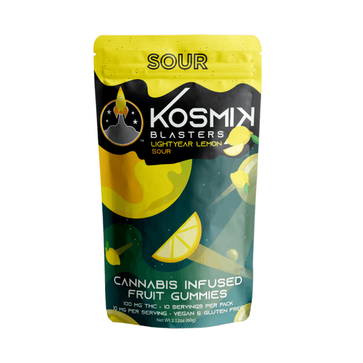 Image of Sour Lightyear Lemonade | 100mg Gummies