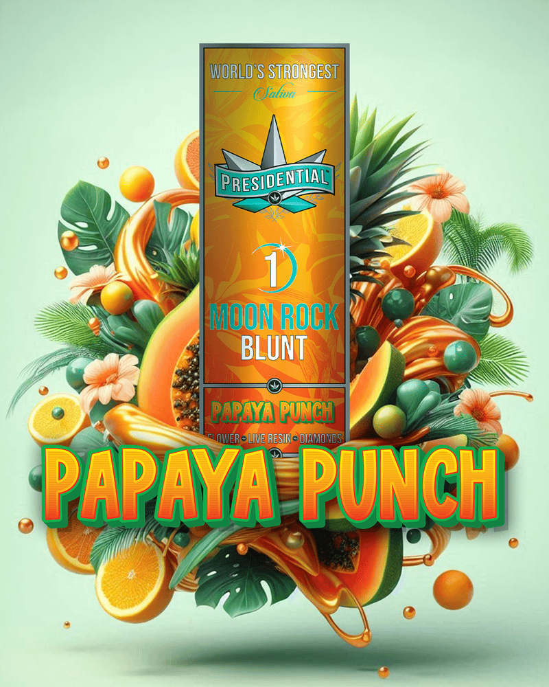 Presidential Papaya Punch 1.5g Moonrock Infused Blunt
