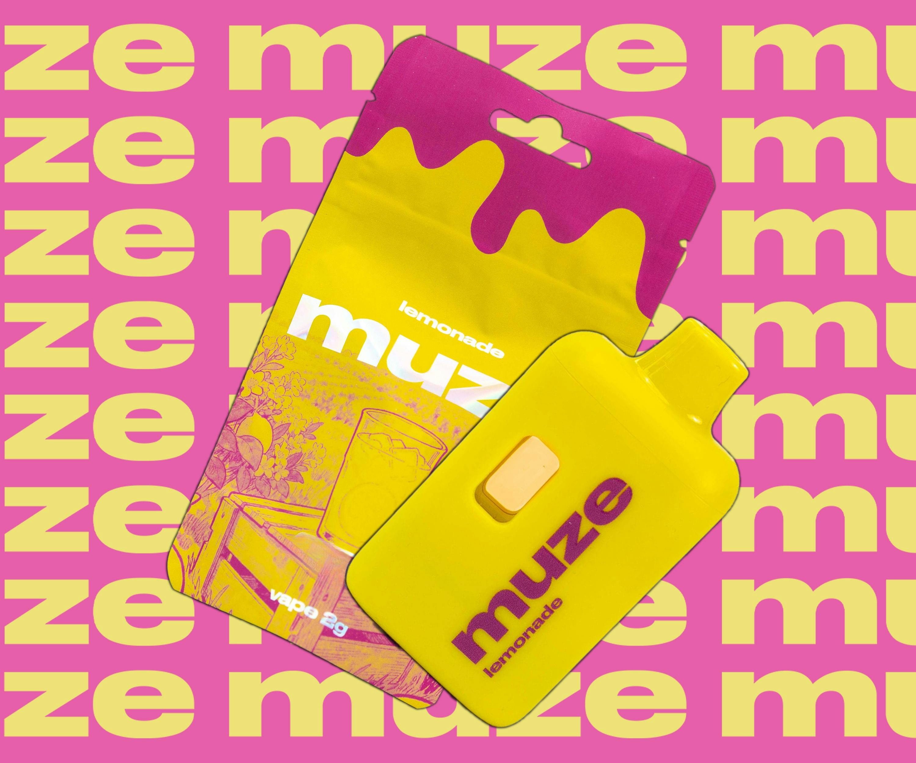 muze -  Flavored Disposable Vape 2g - Lemonade