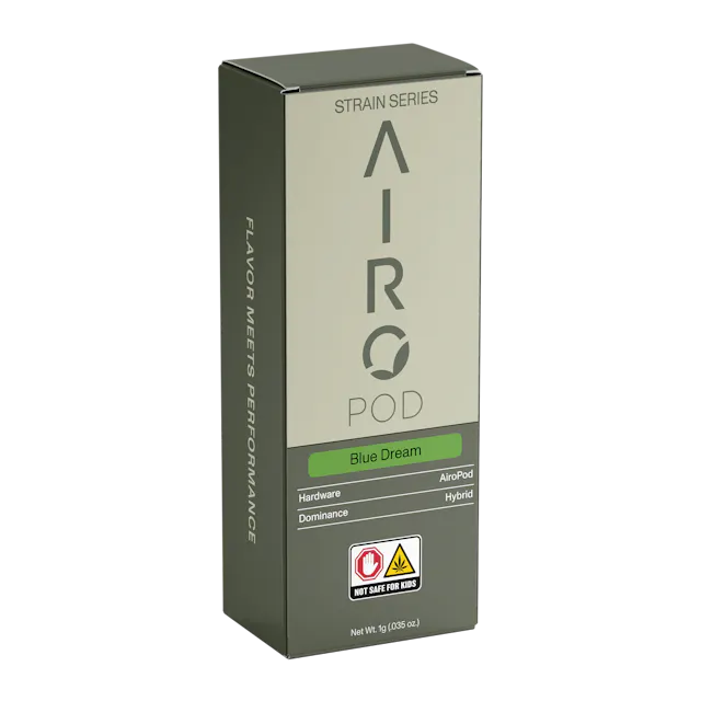 Airo Distillate Pod Blue Dream 1g (sativa hybrid, pods)