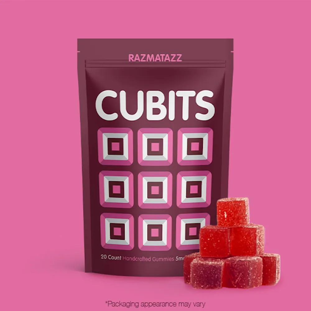 Product Cubits - Razmatazz Gummies (100mg 20pk)