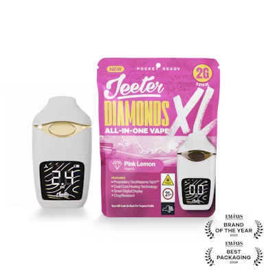 Jeeter - 2g Diamond Disposable - Pink Lemon - DISPOSABLES by Jeeter at King of Budz