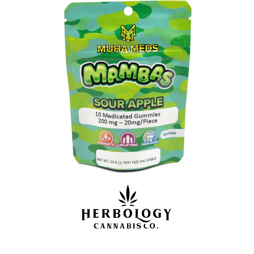 Muha Meds Mambas | Gummy | Sour Apple | 200mg
