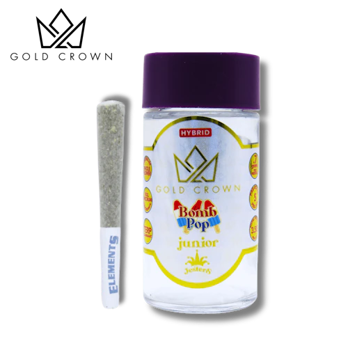 Junior Jesters - 5-Pack .7g Live Resin Infused Prerolls - Bomb Pop