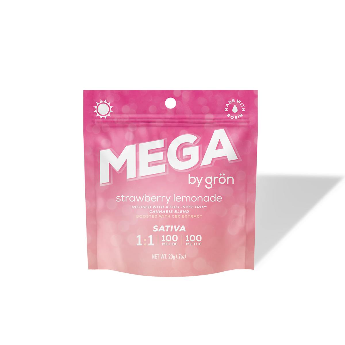 Photo of Strawberry Lemonade Mega – Live Rosin Infused