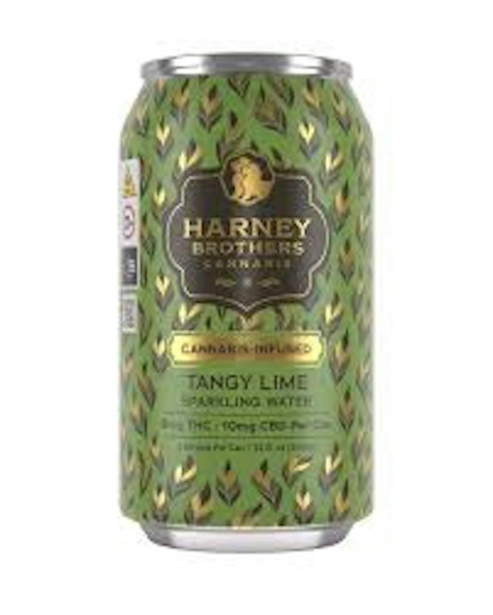 Product Harney Brothers Cannabis - 12oz Tangy Lime Sparkling Water  - 5mg THC 10mg CBD