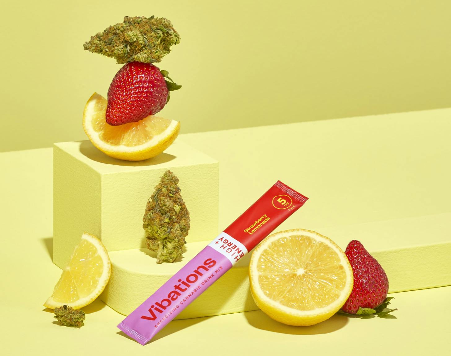 Photo of Strawberry Lemonade Energizing Cannabis Drink Mix Single