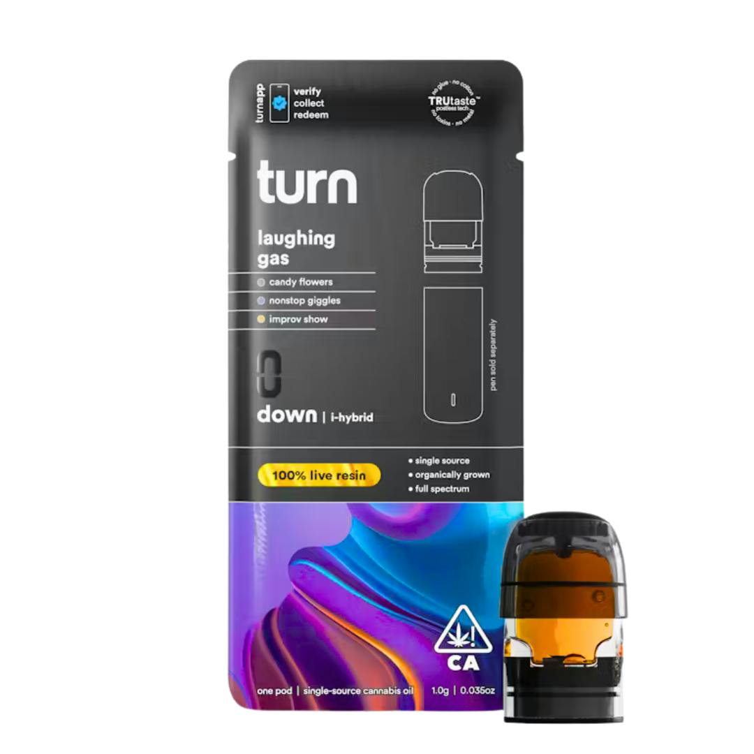 LAUGHING GAS LIVE RESIN TURN DOWN POD-0