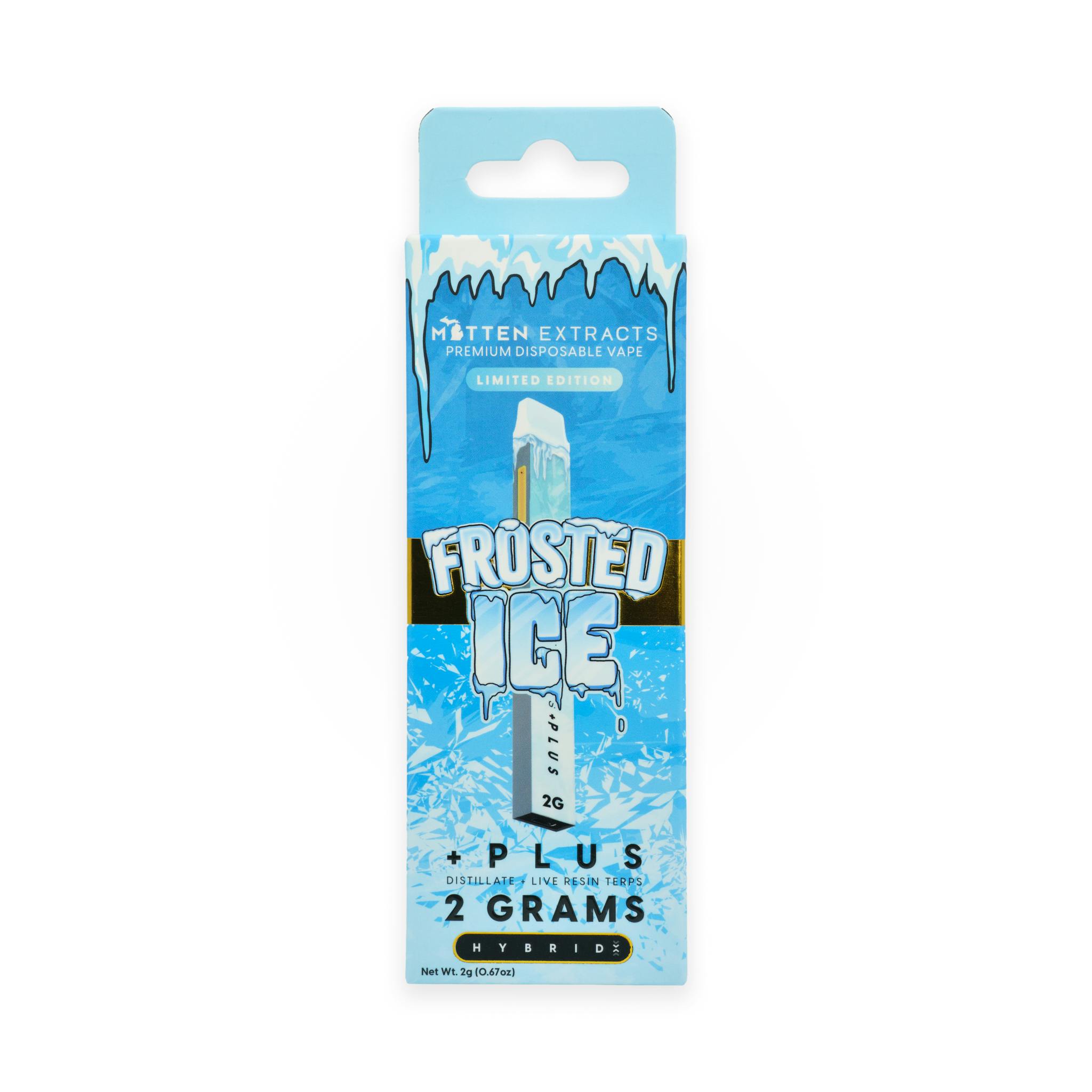 Frosted Ice | 2G Disposable Vape | Quincy-Smilez