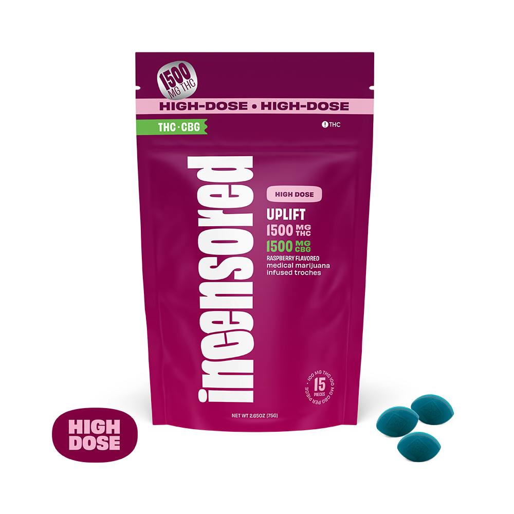 Raspberry Uplift Troches 15ct/200mg
