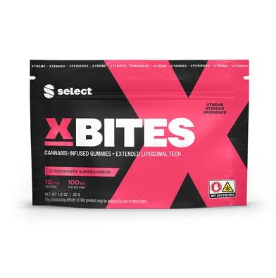 Select Edibles X Bites - Strawberry Supercharge