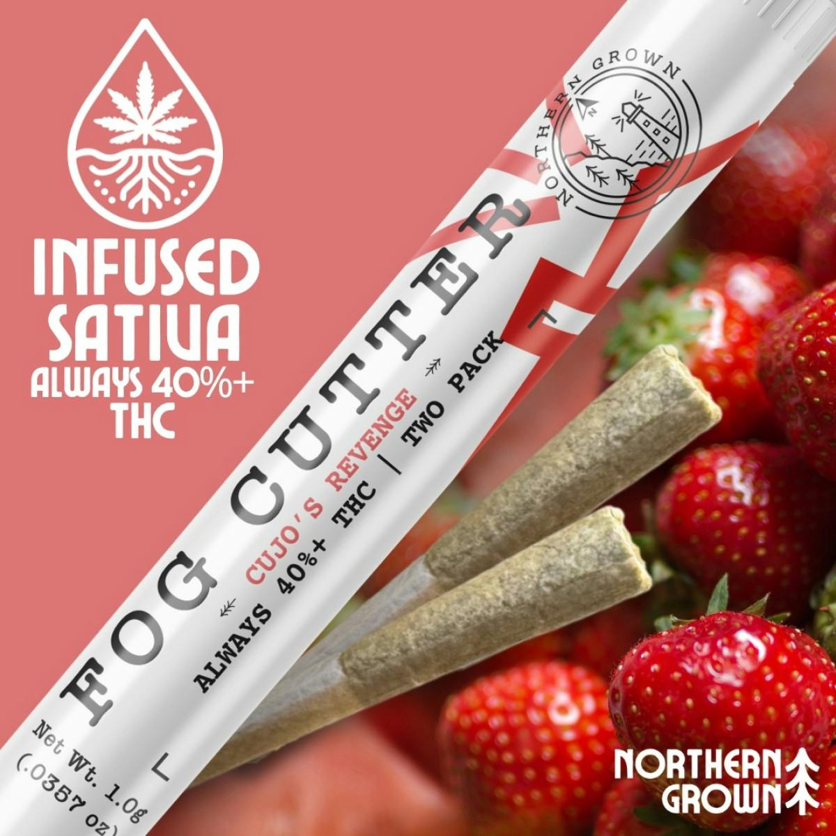 Product Cujo's Revenge Distillate Infused | Pre Rolls | 0.5g 2pk