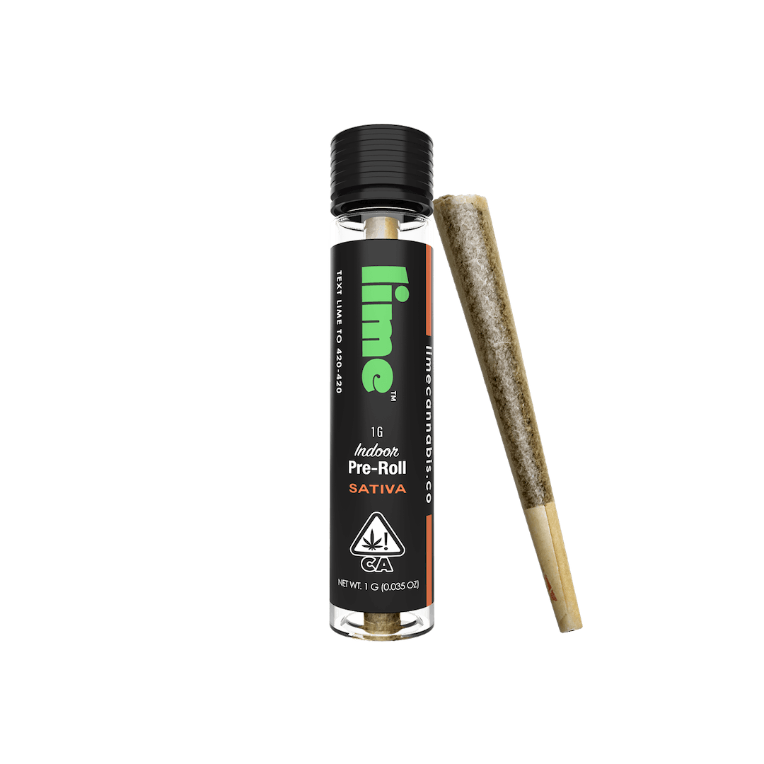 Lime SATIVA PREROLL - Vibe By California