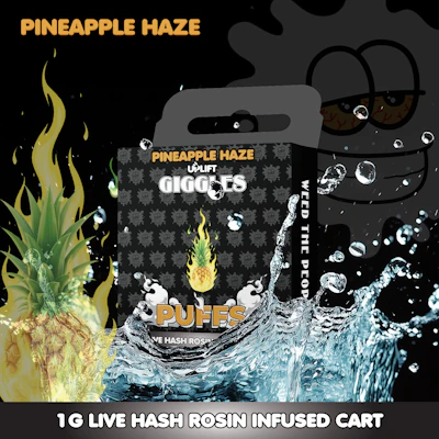 Giggles Puffs | Pineapple Haze | Cart | 1g