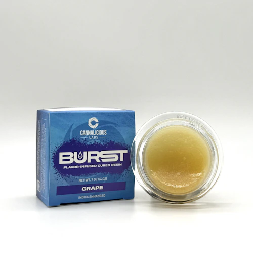 Cannalicious - 7g Cured Resin Baller Jar - Grape Burst