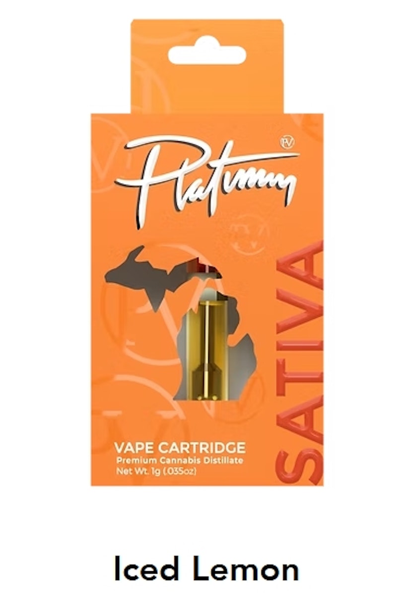 Platinum Vape 510 Cartridge | Iced Lemon