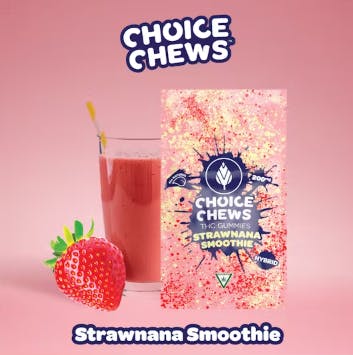 Product: Strawnana Smoothie | 20mg x 10pk | Choice Chews