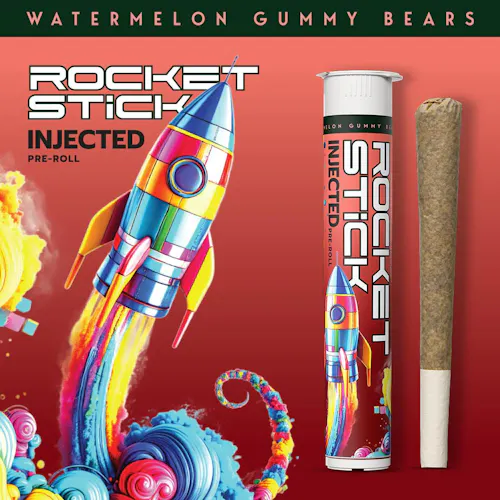 Rocket Sticks | 1.2g Infused Preroll | Watermelon Gummy Bear-1