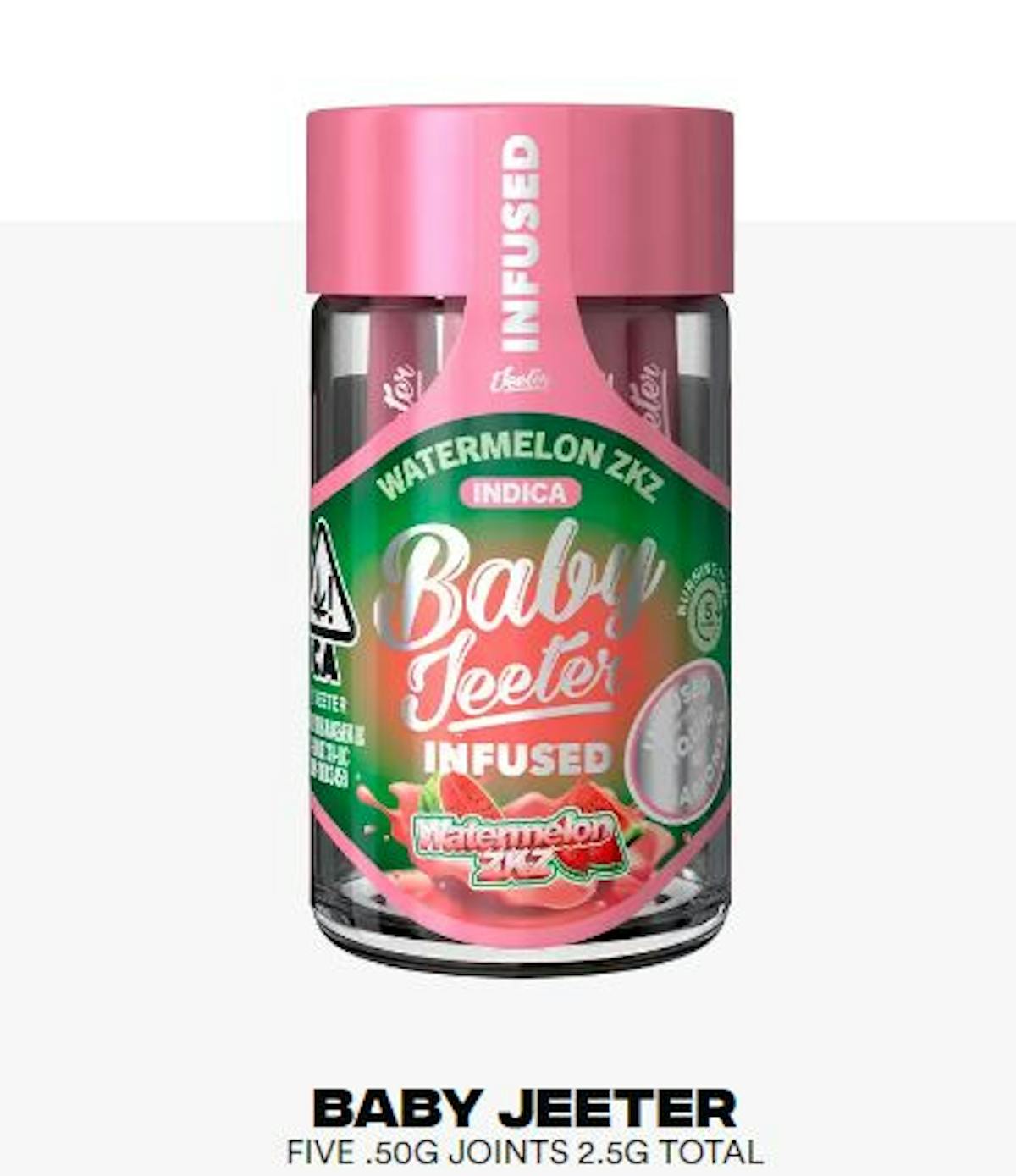 Image of Watermelon ZKZ | .5g 5pk Infused Baby Jeeter