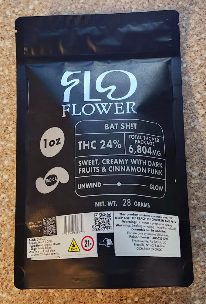 Bat Sh!t Indica | Flo Flower