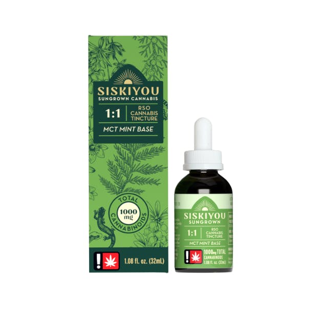 BALANCED MCT TINCTURE ( 1:1 CBD:THC MINT)