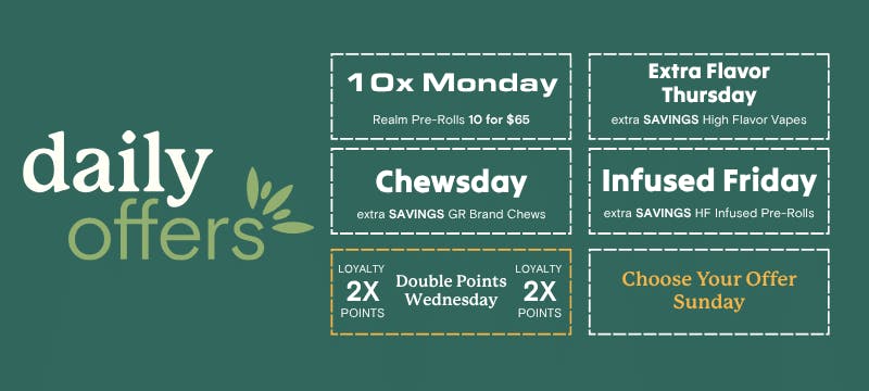 Daily Offers available Sun-Fri