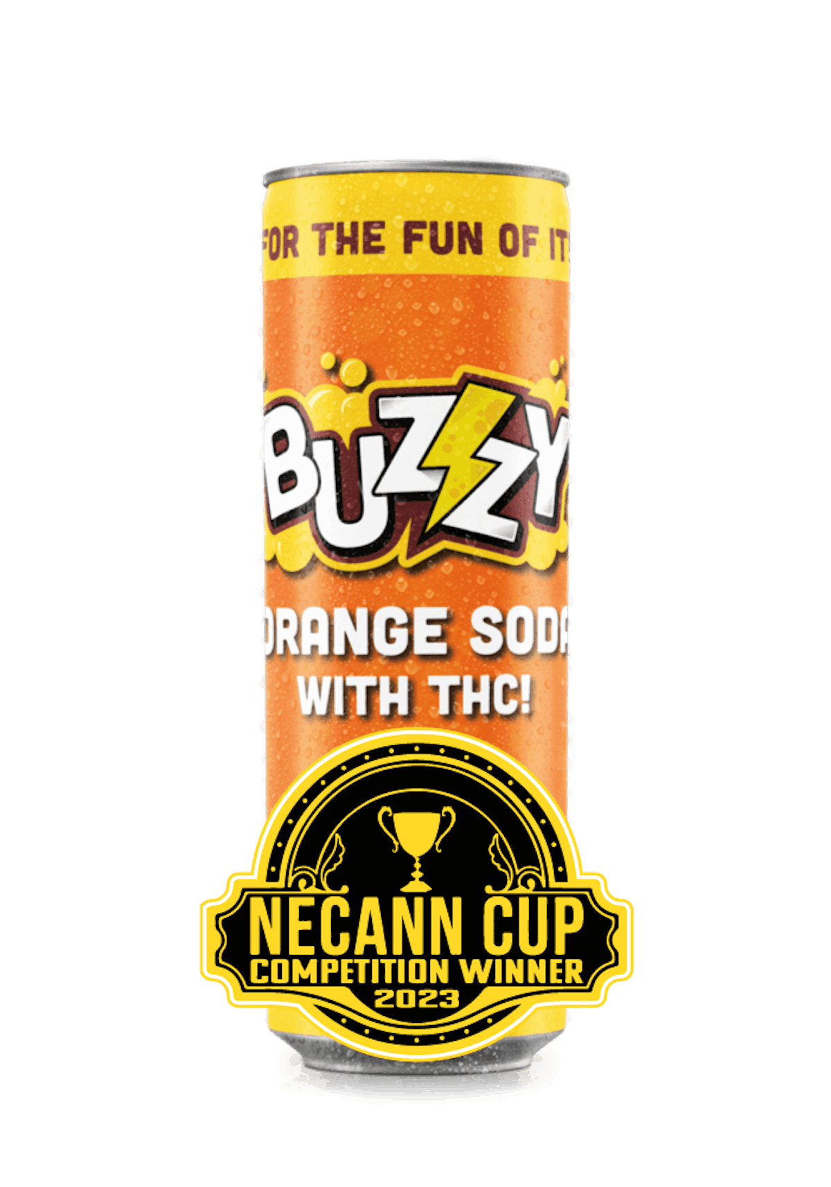 Photo of Buzzy | Orange Soda Can | Beverage