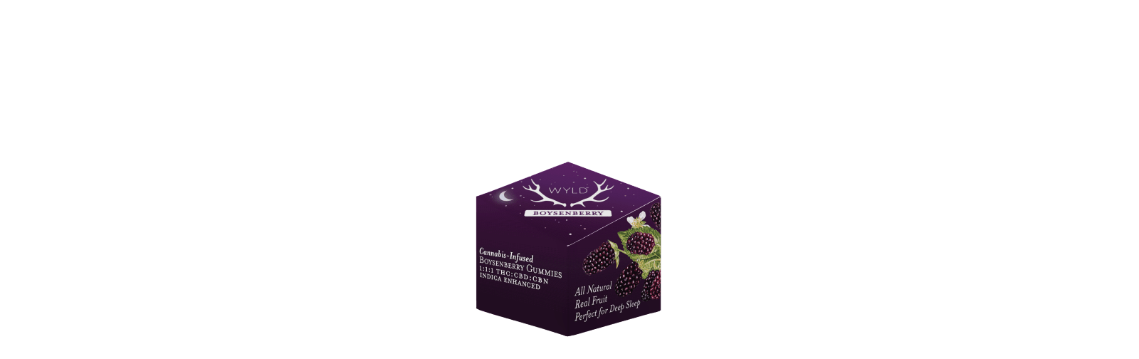 Wyld | THC:CBD:CBN Boysenberry Indica Gummies-2