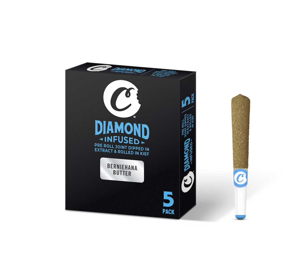 Photo of Cookies | Berniehana Butter | Diamond Infused 5PK Pre-Rolls 0.5g