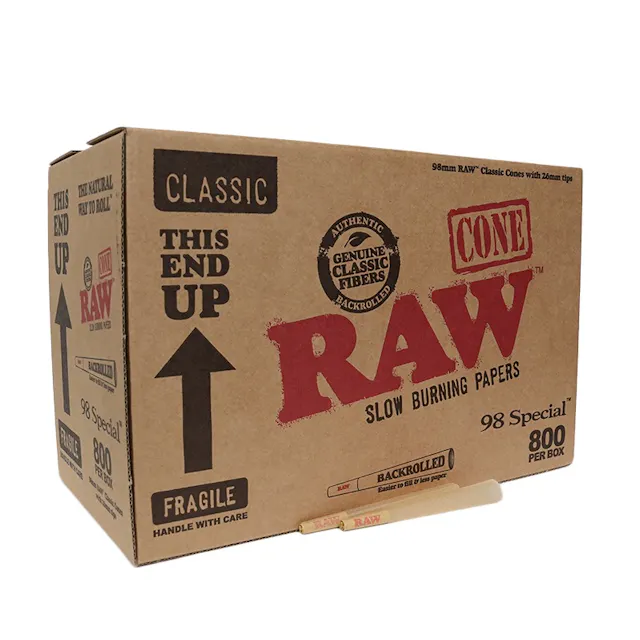 RAW Classic Cones 98 Special 800pk (papers rolling supplies)