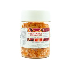Verdes | 100mg Soaking Salt | Blood Orange Sandlewood