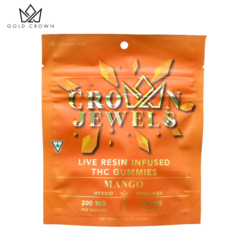 Gold Crown - Mango 200mg Crown Jewels Gummies