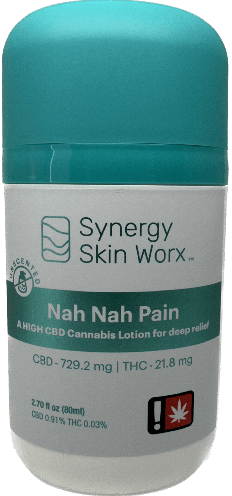 Nah Nah Pain Unscented CBD Lotion Natural Wonders