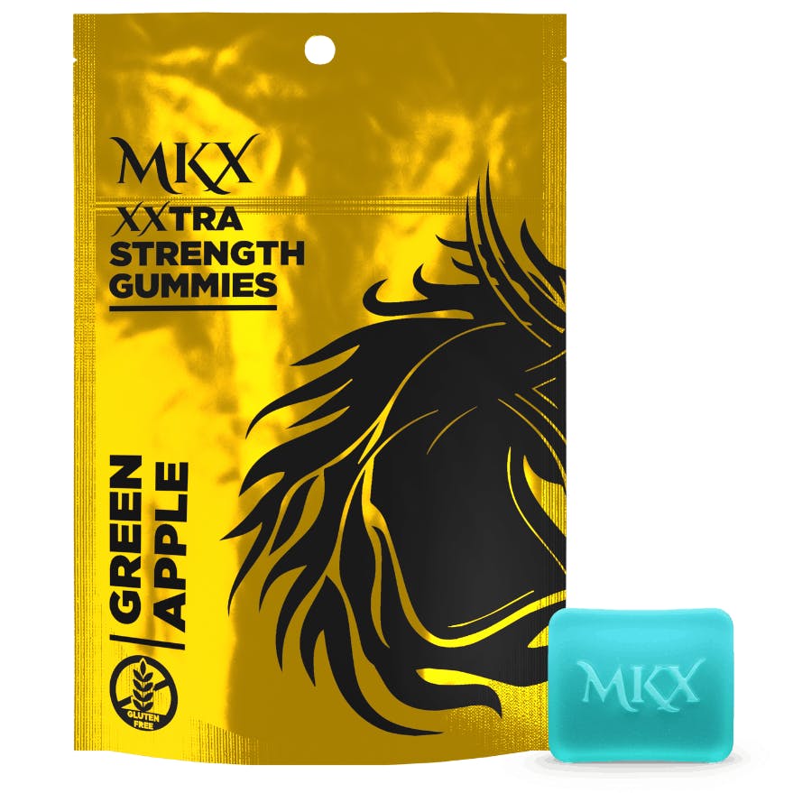 MKX Green Apple Gummies 200mg Rec - Exclusive Cannabis Michigan