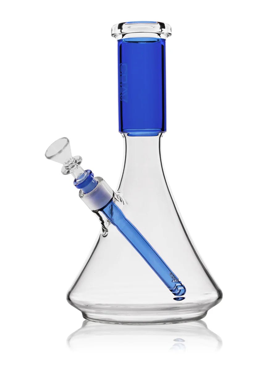 GRAV Large Deco Beaker Bong Light Cobalt