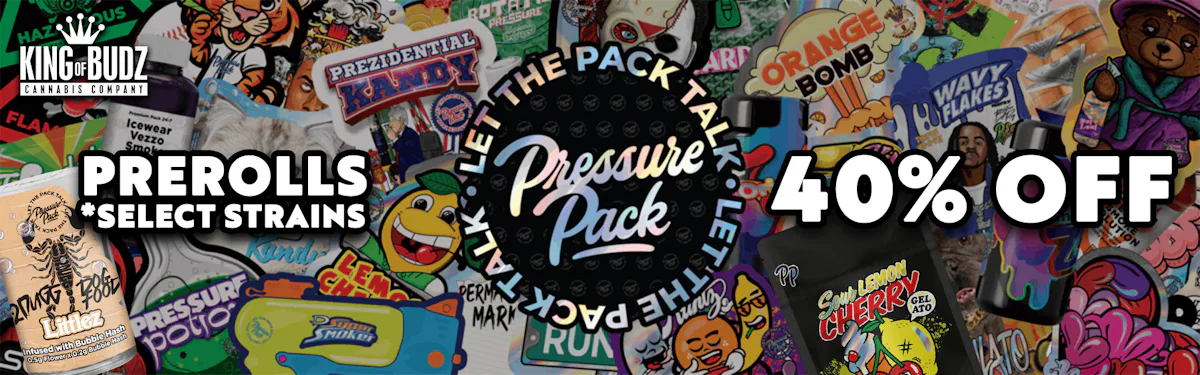Pressure Pack - 1g Prerolls - 40 Percent Off