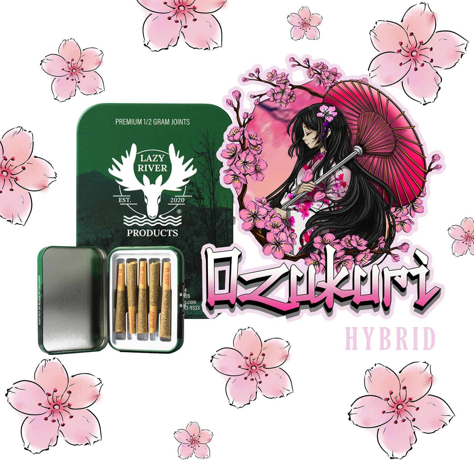Ozukuri Pre-Roll 5pk (.5g each) | Lazy River Products