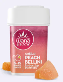 Wana - 200mg Quick Gummies - Peach Bellini