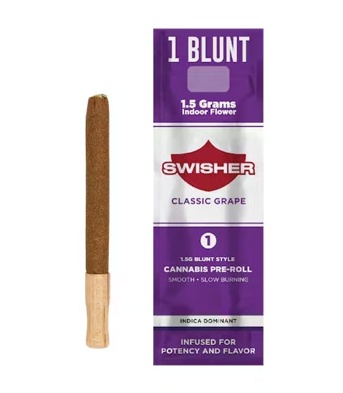 Swisher SWISHER | CLASSIC GRAPE | INFUSED BLUNT HYBRID — PRE_ROLLS