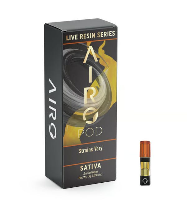 Product DF Airo .5g Live Rosin Cartridge - Tropical Rntz (Sativa)