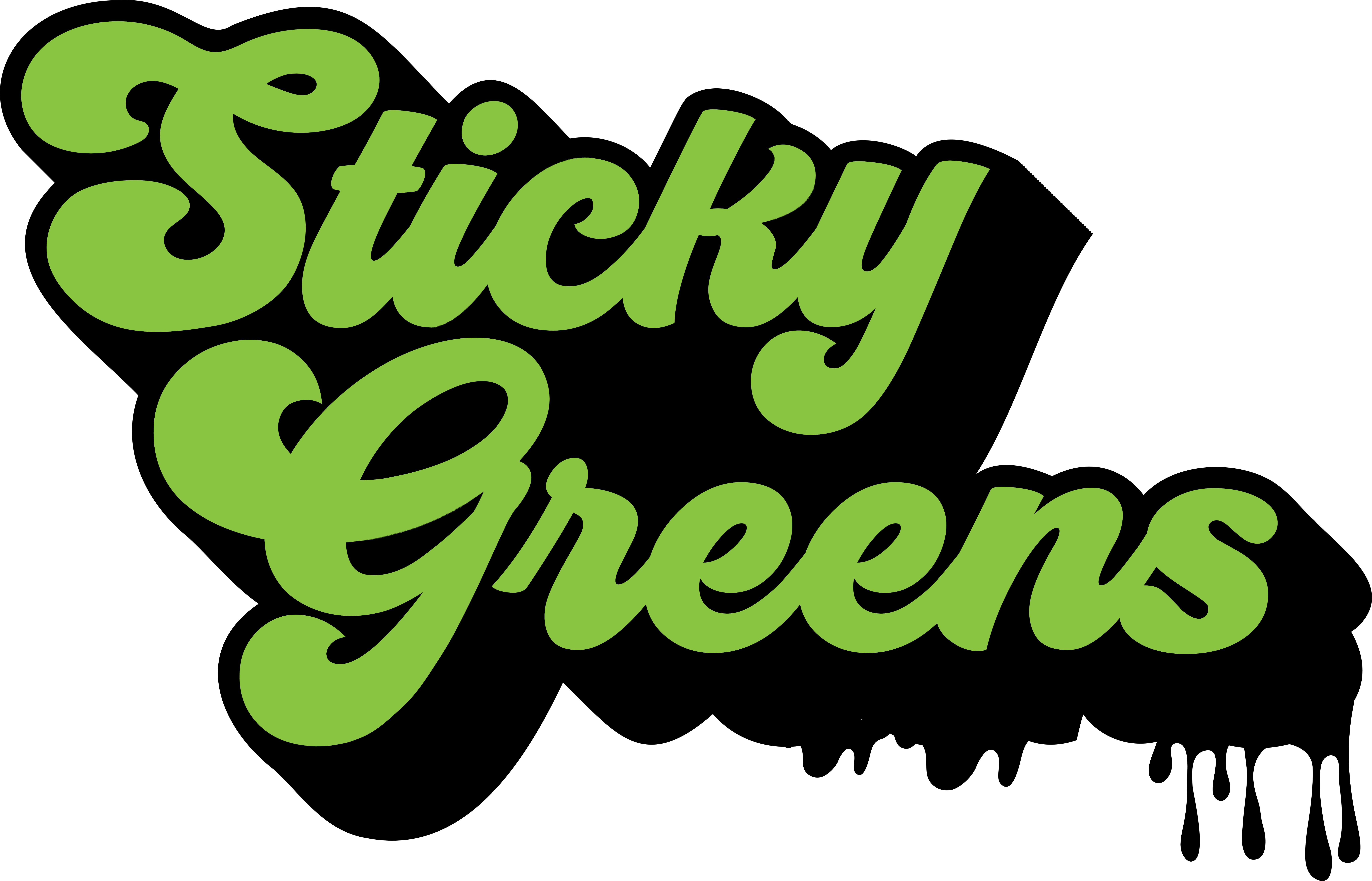 Sticky Greens | Peach Mango Dripbar | Disposable Vape | 0.95g