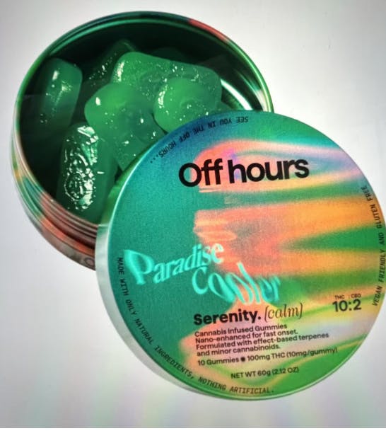 Off Hours-10pk THC Gummies (10mg) V,GF-Serenity Calm)