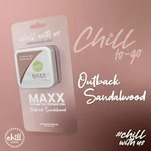 Outback Sandalwood Maxx Body Rub TO-GO  I 75mg THC : 75mg CBD