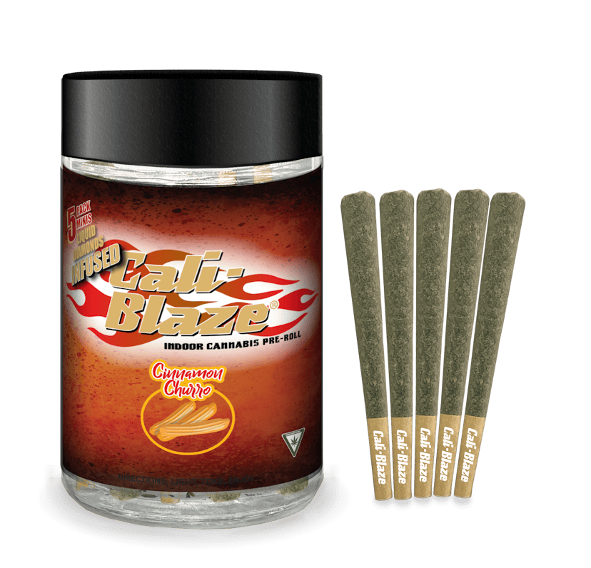 Cali-Blaze Infused Pre-Roll 5pk | Cinnamon Churro