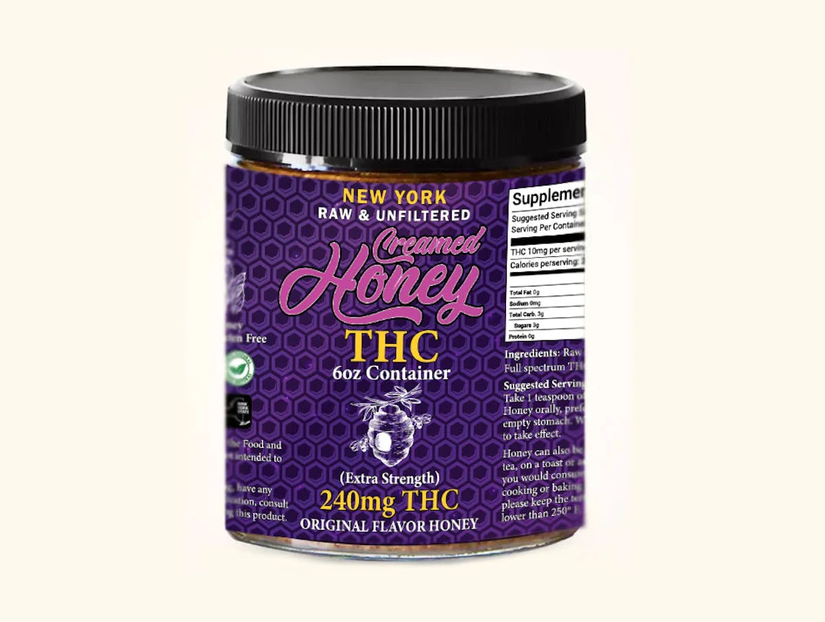 Beezy Beez THC Raw Creamed Infused Original Honey - ZenZest