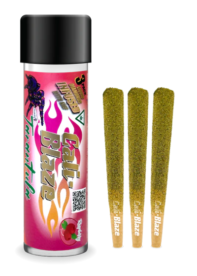 Raspberry Tarantula 3-pack | 3g - PRE_ROLLS by Cali-Blaze at King of Budz
