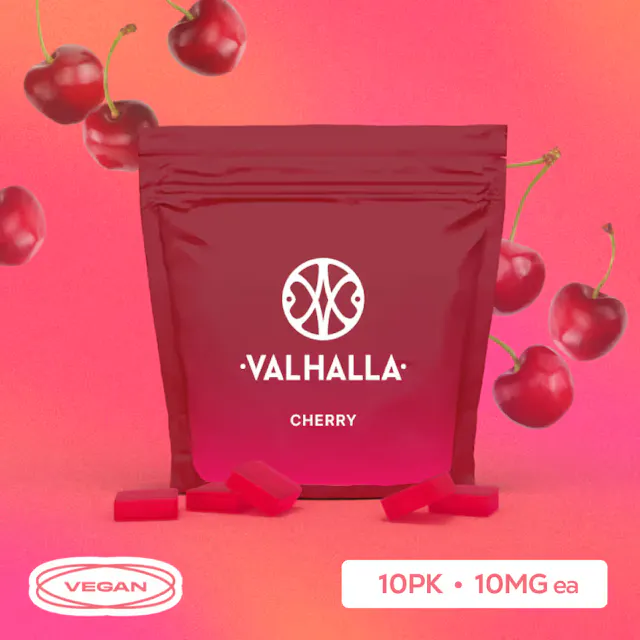 Valhalla Gummies 2.0 Cherry 10pk/100mg (hybrid, 2.8g)