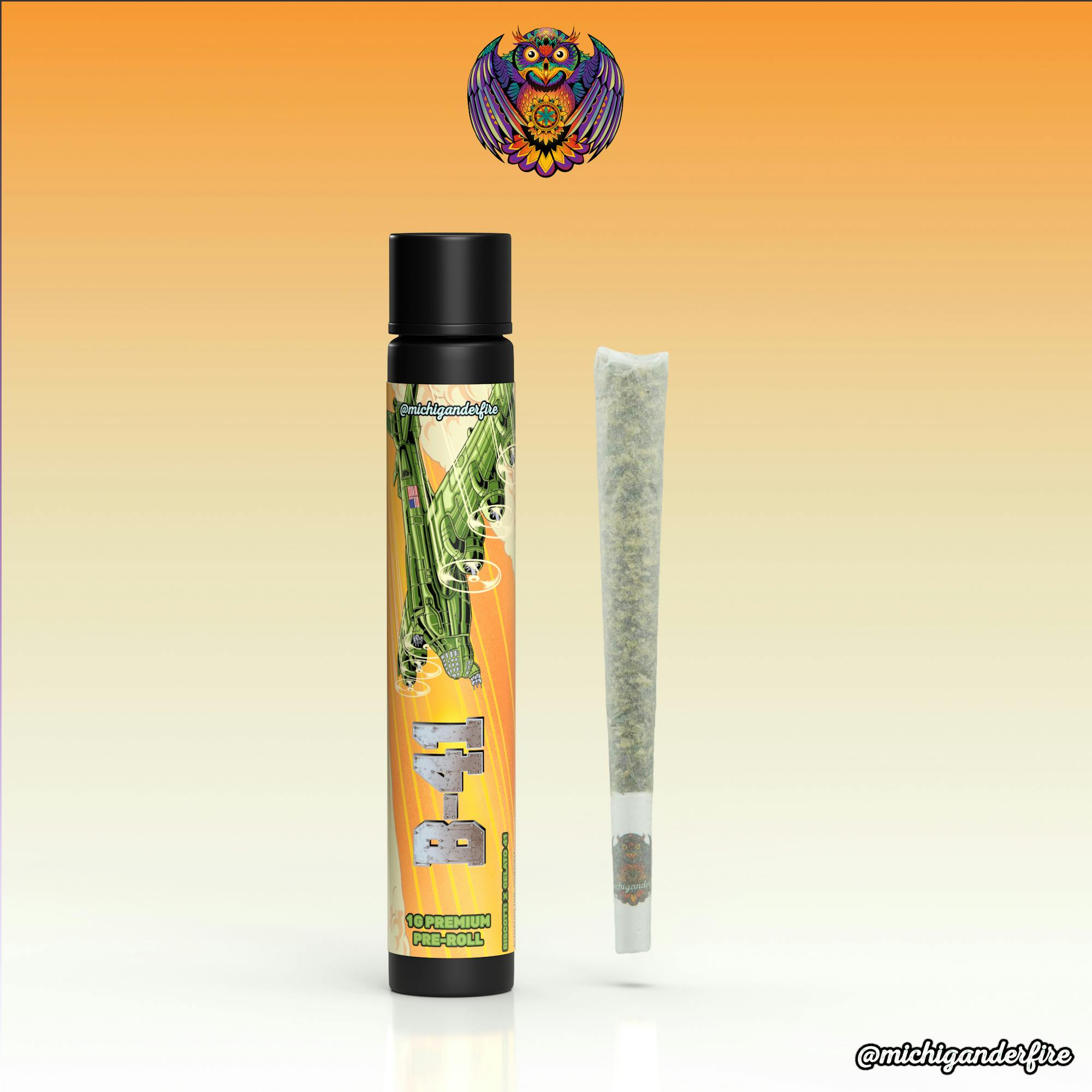 Michigander Fire - 1g Preroll - B x 41