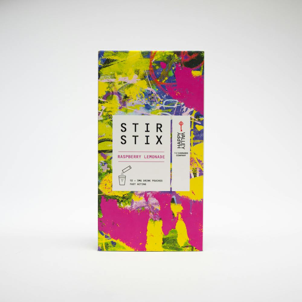 Stir Stix 50mg THC - Raspberry Lemonade