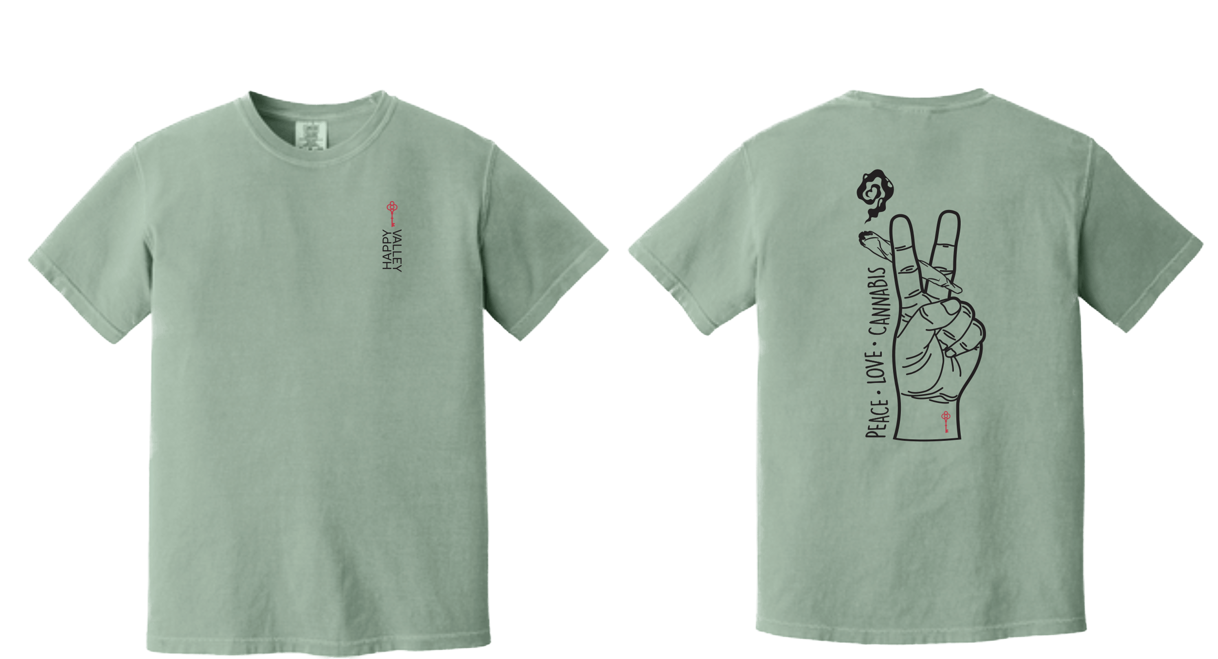 Peace, Love and Cannabis T-Shirt